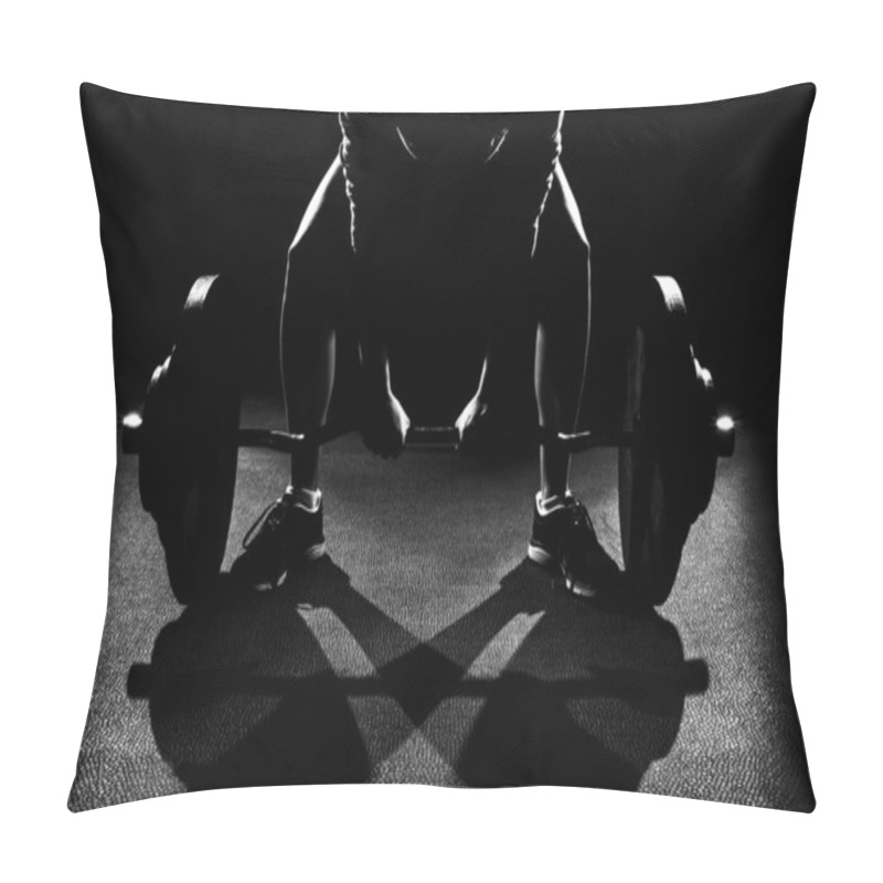 Personality  Shadow Olympic Weights Ready To Lift Pillow Covers