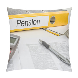Personality  Folder With The Label Pension Pillow Covers
