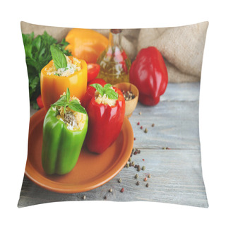 Personality  Composition With Stuffed Peppers Pillow Covers