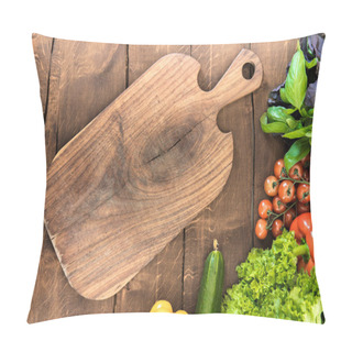 Personality  Vegetables With Cutting Board  Pillow Covers