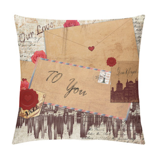 Personality  Vintage Love Letters Pillow Covers