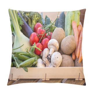 Personality  Box Of Vegetables Pillow Covers