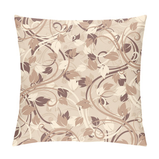 Personality  Seamless Pattern With Autumn Leaves. Vector Illustration. Pillow Covers