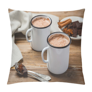 Personality  Hot Chocolate With Spices Pillow Covers