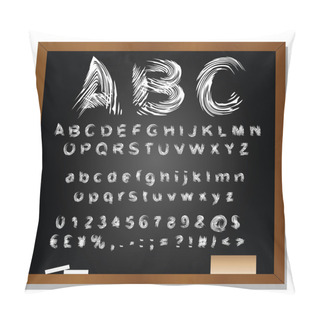 Personality  White Handwritten Font Pillow Covers