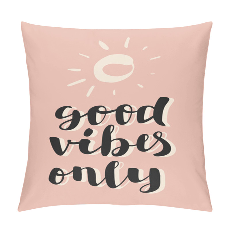 Personality  Good Vibes Only message card  pillow covers