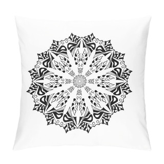 Personality  Mandala. Ethnic Abstract Decorative Elements. Pillow Covers