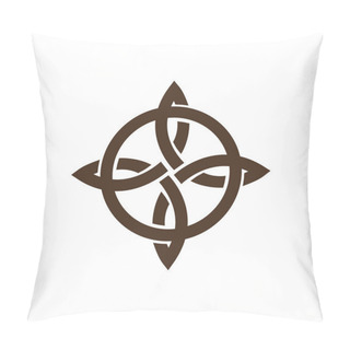 Personality  Vector Pagan, Celtic Mystical Symbols Pillow Covers