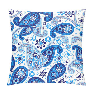 Personality  Multicolor Seamless Paisley Pattern Pillow Covers