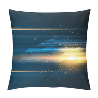 Personality  Abstract Futuristic Background Pillow Covers