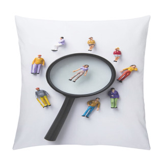 Personality  Search For New Talent. Job Opportunity. Hiring. Recruitment Concept Pillow Covers