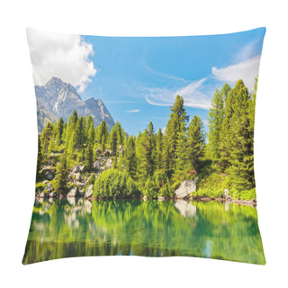 Personality  Lake Viola - Val Di Campo - Poschiavo - Switzerland Pillow Covers