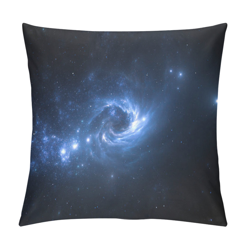 Personality  Abstract Fractal Background, Computer-generated Illustration. Pillow Covers