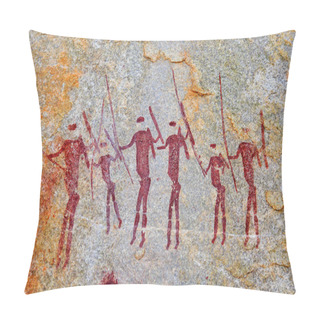 Personality  Chinamapere Rock Paintings-Manica  Pillow Covers