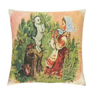 Personality  Picture Of The Artist Eugene Charushin, Illustration To A Fairy Pillow Covers