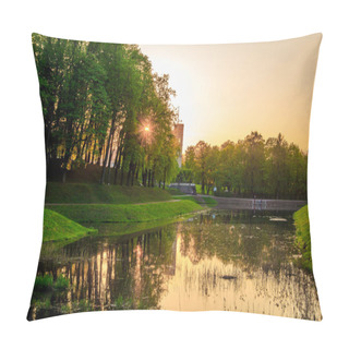 Personality  Summer Evening Sunny Park Pillow Covers