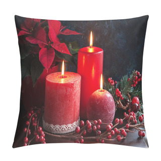 Personality  Christmas Candles Pillow Covers