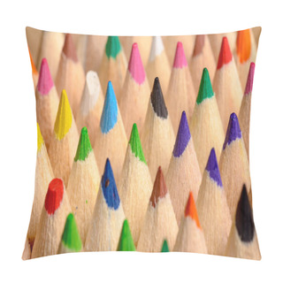 Personality  Color Pencils Close-up Pillow Covers