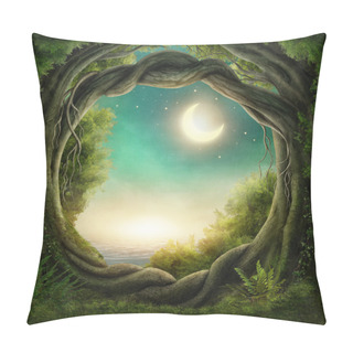 Personality  Enchanted Dark Forest  Pillow Covers