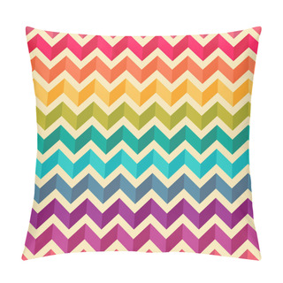 Personality  Seamless Geometric Pattern With Zigzags. Pillow Covers