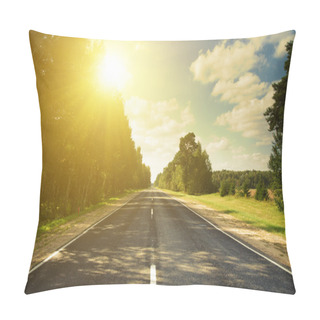 Personality  Sunset Road In Russian Hills Pillow Covers