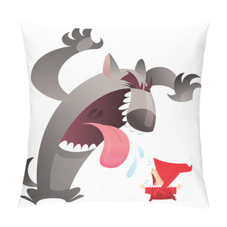 Personality  Big Bad Wolf Vs Little Red Girl Pillow Covers