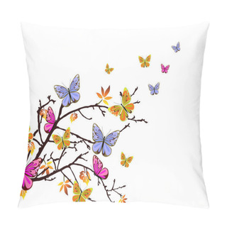 Personality  Butterflies Branch Pillow Covers