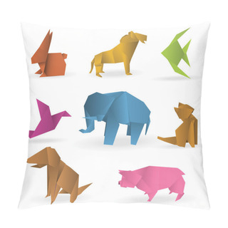 Personality  Origami Animals Pillow Covers