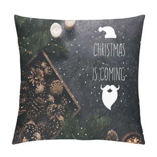 Personality  Pine Cones And Candles Pillow Covers