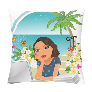 Personality  Little Desire To Work Pillow Covers