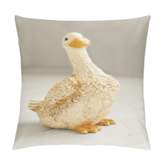 Personality  Ceramic Goose Figurine Pillow Covers