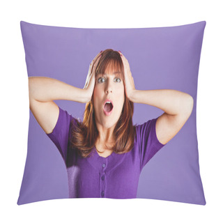 Personality  Worried Woman Pillow Covers