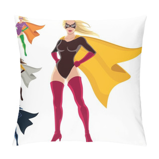 Personality  Superhero - Female Pillow Covers