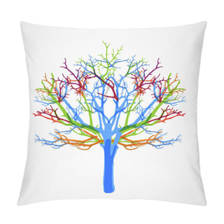 Personality  Abstract Colorful Tree.  Pillow Covers