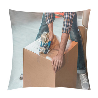 Personality  Warehouse Worker Packing Box Pillow Covers