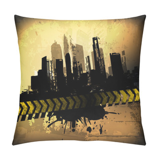 Personality  Dark Grunge Modern Template Pillow Covers