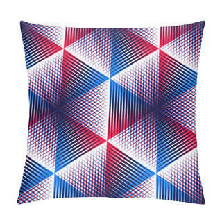 Personality  Endless Colorful Symmetric Pattern Pillow Covers