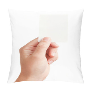 Personality  Hand And Blank Card Pillow Covers