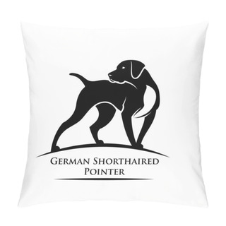 Personality  German Shorthaired Pointer, Isolated Vector Illustration Pillow Covers