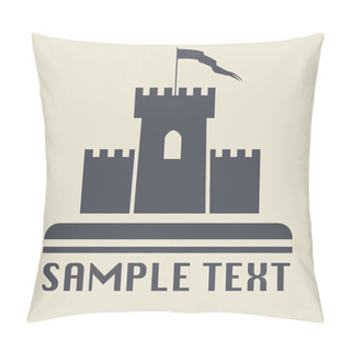 Personality  Castle Icon Or Sign Pillow Covers
