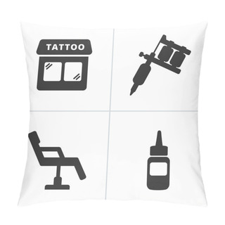 Personality  Tattoo Icons Pillow Covers
