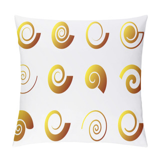 Personality  Spiral Icons Pillow Covers