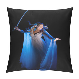 Personality  Elven Girl With Sword Pillow Covers