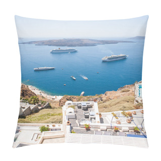 Personality  Santorini Views, Greece Pillow Covers