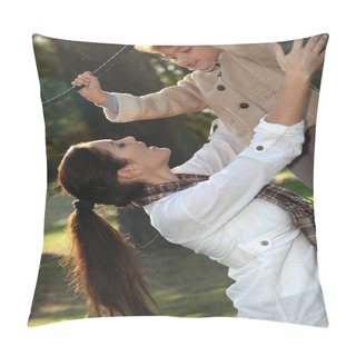 Personality  Playing In The Park Pillow Covers