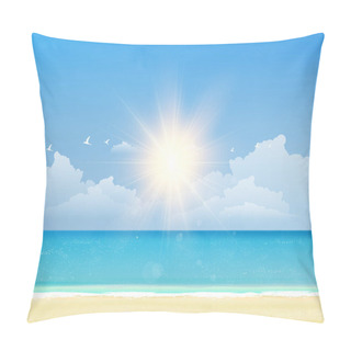 Personality  Summer Nature Background Pillow Covers