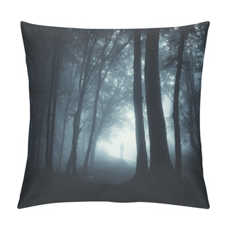 Personality  Shadow Sneaking In The Forest Pillow Covers