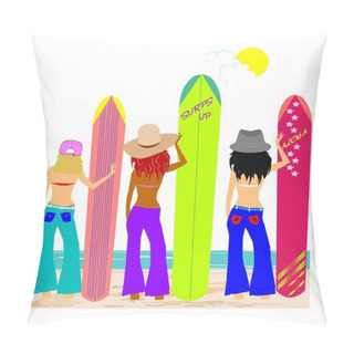 Personality  Board Babes Pillow Covers