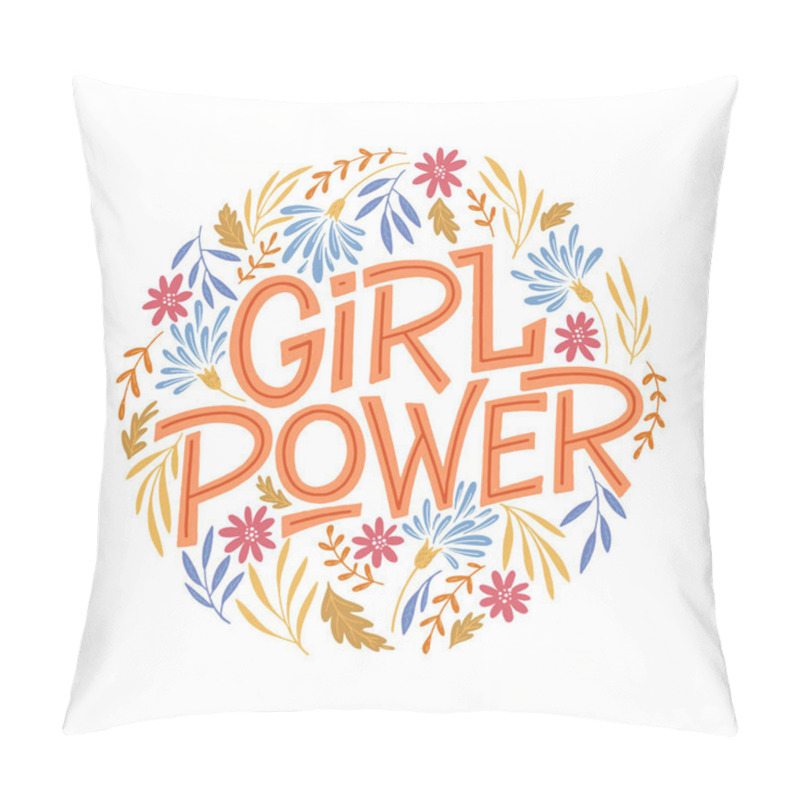 Personality  Hand Lettering Girl 03 pillow covers