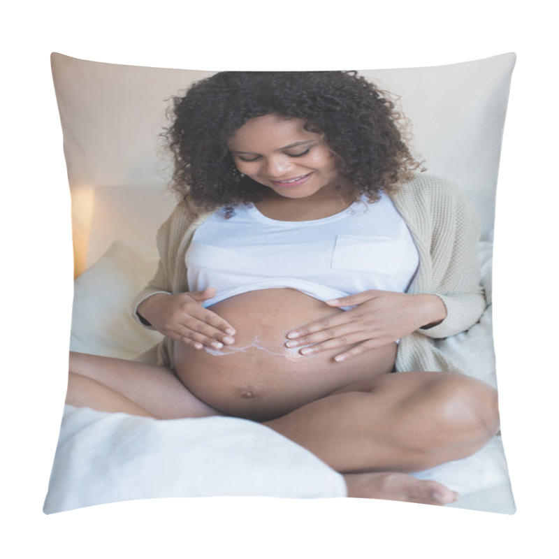 Personality  Pregnant Woman Moisturizing Belly Pillow Covers